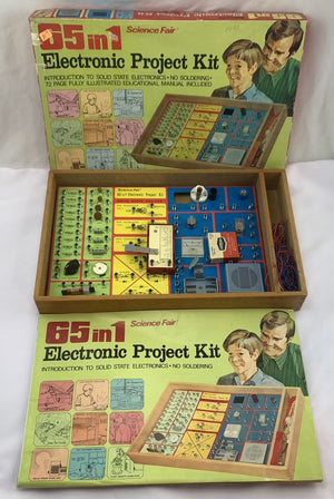 65 in One Electronic Project Kit - 1982 - Science Fair - Great Condition