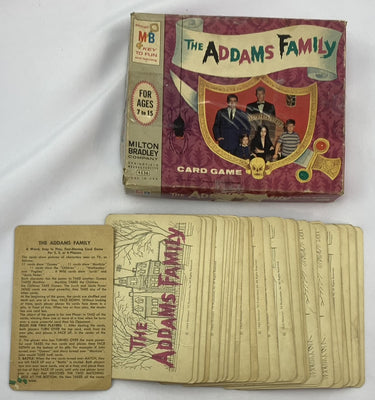 The Addams Family Card Game - 1964 - Milton Bradley - Good Condition