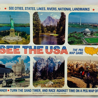 See the USA Game - 1966 - Cadaco - Great Condition