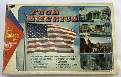 Know Your America Game - 1971 - Cadaco - NEW