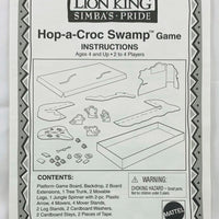 The Lion King: Simba's Pride – Hop-a-Croc Swamp Game - 1998 - Mattel - Great Condition