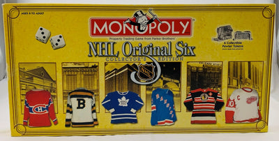 NHL Original Six Monopoly Game - 2001 - USAopoly - New Old Stock