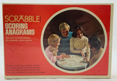 Scrabble Scoring Anagrams Game - 1975 - Selchow & Righter - New/Sealed