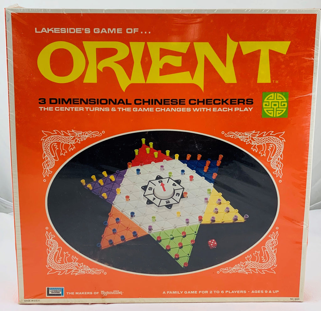 Orient Chinese Checkers Game - 1972 - Lakeside - New