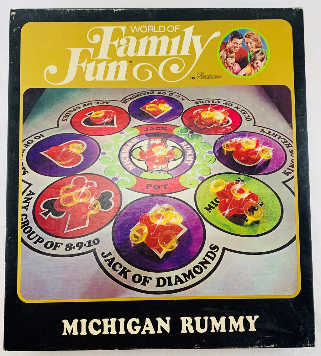 Michigan Rummy Tripoley Game - 1971 - Hasbro - New