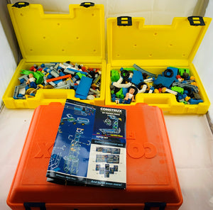 Construx Sets in 3 Cases by Fisher Price in Good Condition