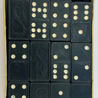 Double Nine Dragon Dominoes - Good Condition