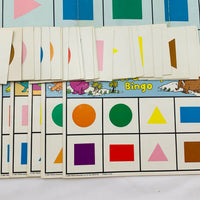 Color and Shape Bingo Game - 1984 - Very Good Condition