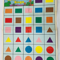 Color and Shape Bingo Game - 1984 - Very Good Condition