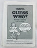 Guess Who Travel Game- 1989 - Milton Bradley - Great Condition