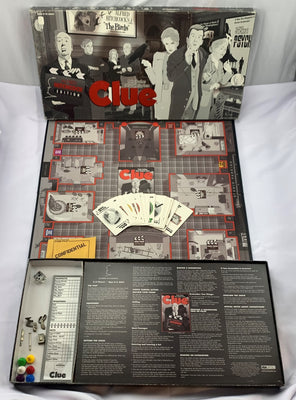 Alfred Hitchcock Clue Game - 1999 - Parker Brothers - Great Condition