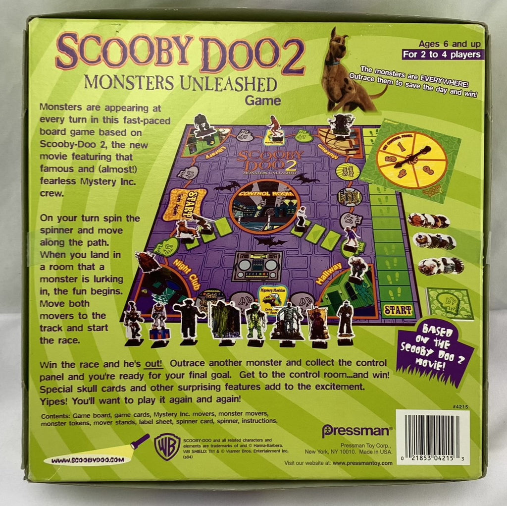 scooby doo 2 monsters unleashed script Scooby-Doo 2: Monsters Unleashed Game - 2005 - Pressman - Great Condit