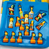 Simpsons Chess Set in Tin - 2000 - Cardinal - Great Condition