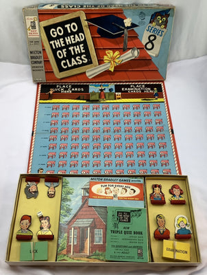 Go To The Head Of The Class Game 8th Edition - 1964 - Milton Bradley - Good Condition