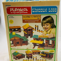 Lincoln Logs Double "L" Ranch Set - Playskool - Complete - Great Condition