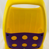 Little Tikes Child Size Yellow Chunky Chair with holder -  Great Condition