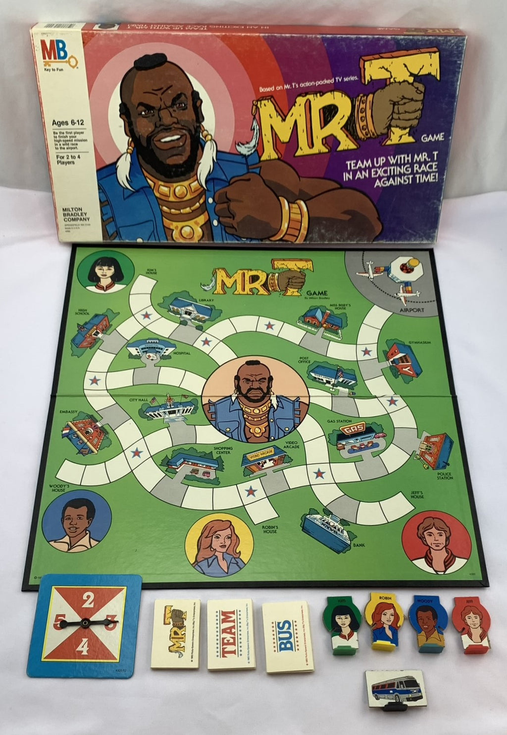 Mr. T Game - 1983 - Parker Brothers - Good Condition