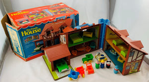 Fisher Price Little People Family Play House in Original Box - 1980 - Great Condition
