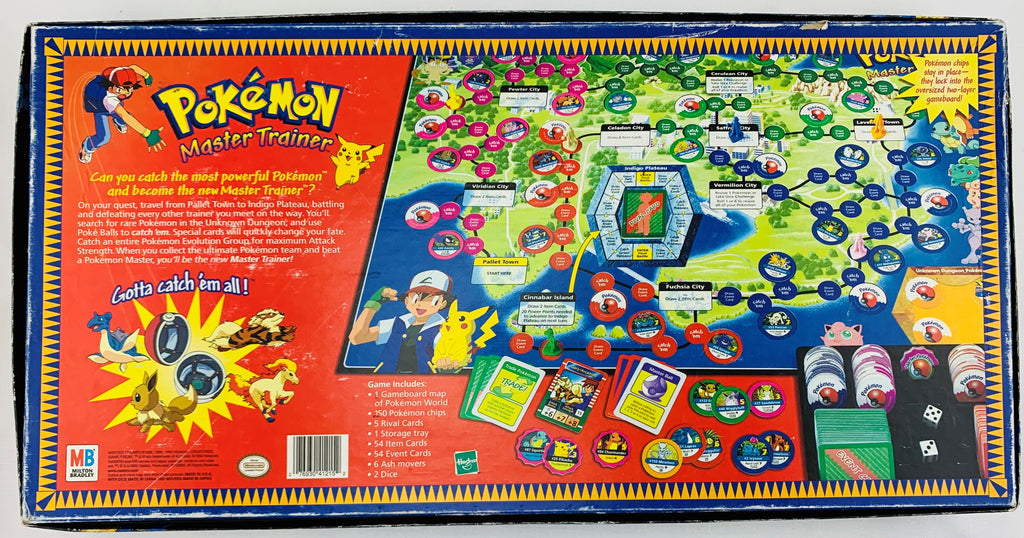 1999 Pokemon Memory Game Milton Bradley Factory 1st Edition RARE Vtg for  sale online