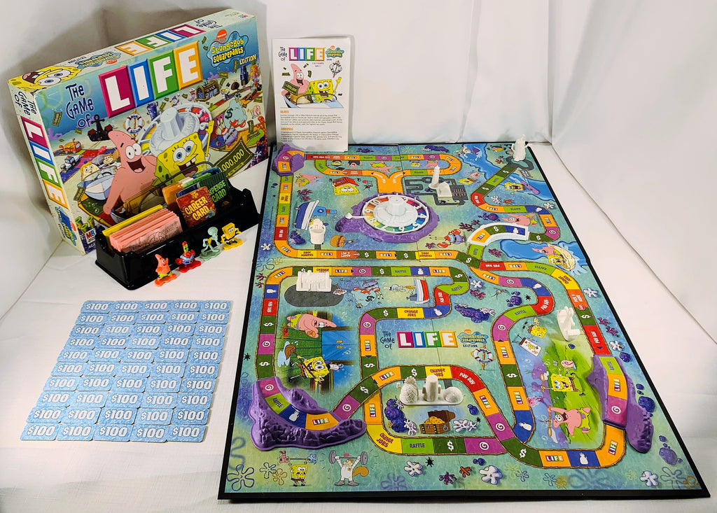 Spongebob Game of Life - 2004 - Milton Bradley - Great Condition