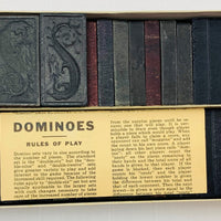 Double Nine Dragon Dominoes - Halsam - Very Good Condition