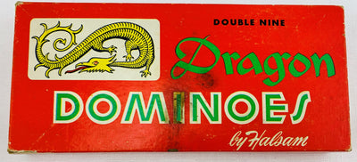 Double Nine Dragon Dominoes - Halsam - Very Good Condition