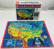 United States Map Puzzle - 1965 - Golden - Great Condition