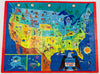 United States Map Puzzle - 1965 - Golden - Great Condition