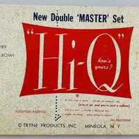 Double Hi-Q Master Game - 1954 - Tryne - Very Good Condition