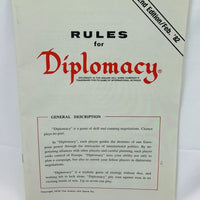 Diplomacy Game - 1976 - Good Condition