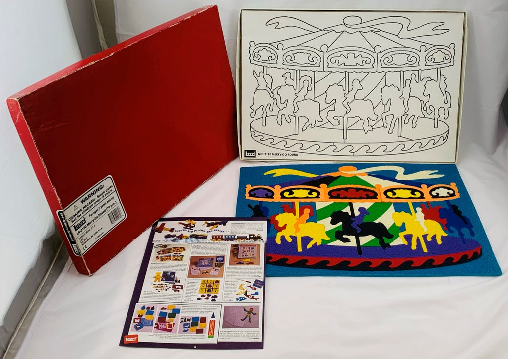 Lauri Foam Puzzle Merry Go Round #2180 - 1979 - Lauri - Great Condition
