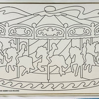 Lauri Foam Puzzle Merry Go Round #2180 - 1979 - Lauri - Great Condition