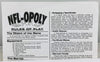 NFL-Opoly Game - 1994 - USA Games - Great Condition