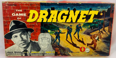 The Game of Dragnet - 1955 - Transogram - Great Condition