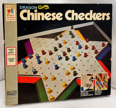 Dragon Chinese Checkers - 1973 - Milton Bradley - Great Condition