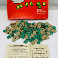 Anagrams Game - 1938 - Whtiman - Very Good Condition