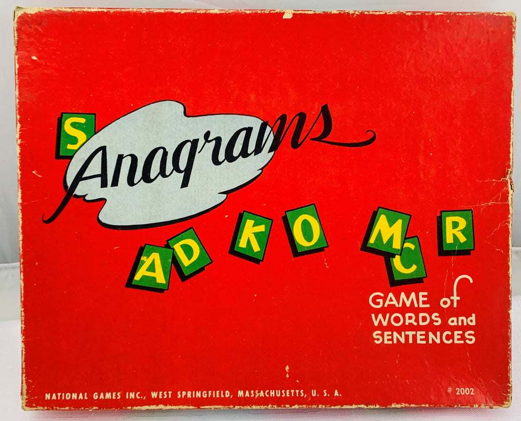Anagrams Game - 1938 - Whtiman - Very Good Condition