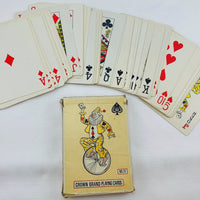 Crown King Size 5" x 7" Playing Cards No. 21 - Very Good Condition