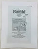 Bambi Game - 1992 - Milton Bradley - Great Condition