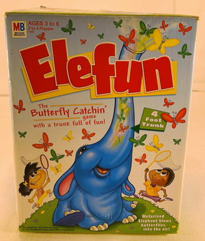 Elefun Game - 2002 - Milton Bradley - Great Condition