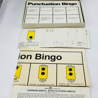 Punctuation and Alphabet Bingo Games - 1976 - Very Good Condition