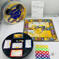 The Wonderful World of Disney Trivia 2: The Sequel Game - Mattel - Great Condition