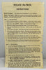 Police Patrol Game - 1958 - Hassefeld Bros. - Very Good Condition