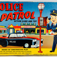 Police Patrol Game - 1958 - Hassefeld Bros. - Very Good Condition