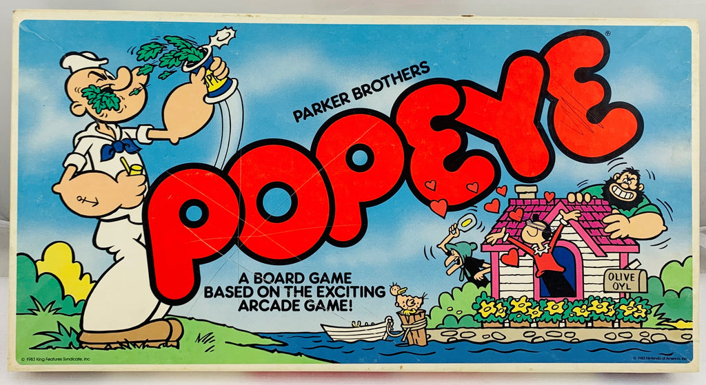 Popeye Game - 1983 - Parker Brothers - Good Condition