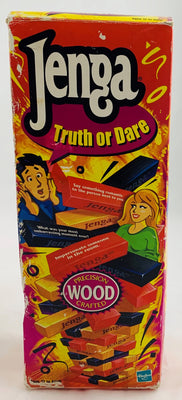 Jenga Truth or Dare Game - 2000 - Milton Bradley - Great Condition