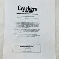 Crackers in My Bed Game - 1987 - Milton Bradley - Great Condition