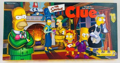 Simpsons Clue Game 1st Edition - 2000 - USAopoly - Great Condition