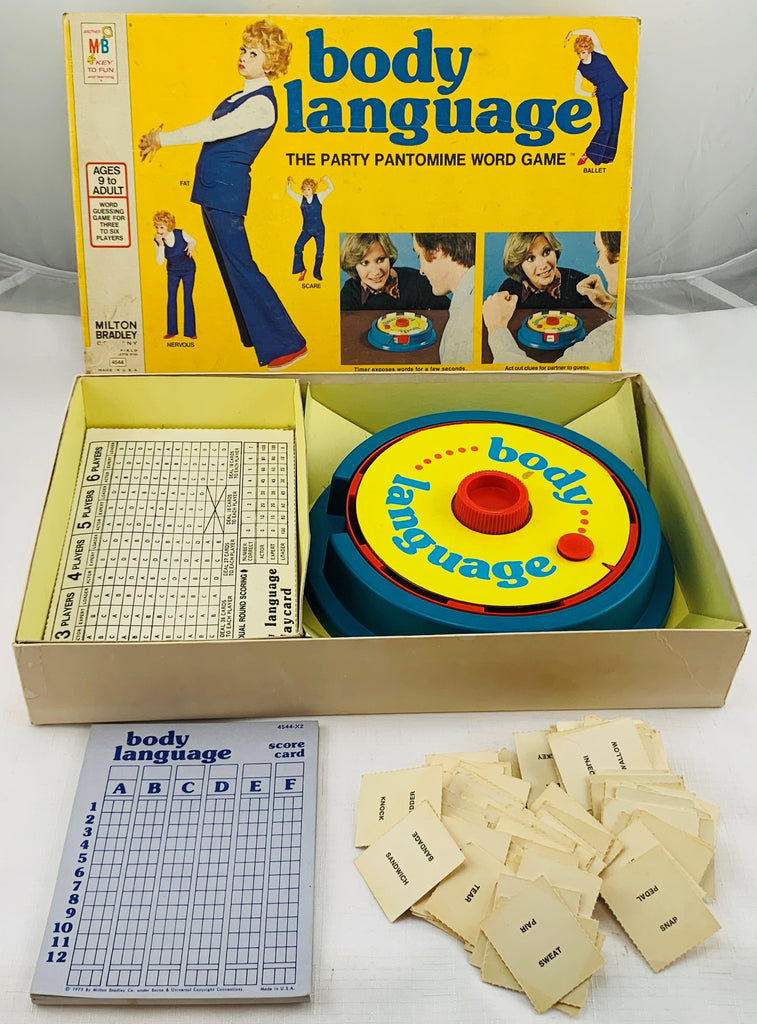 Body Language Observer Game Body Language Game - 1976 - Milton Bradley - Great Condition | Mandi's ...