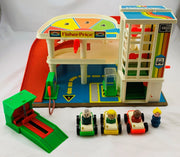 Fisher Price Action Garage with Accessories - 1982 - Great Condition